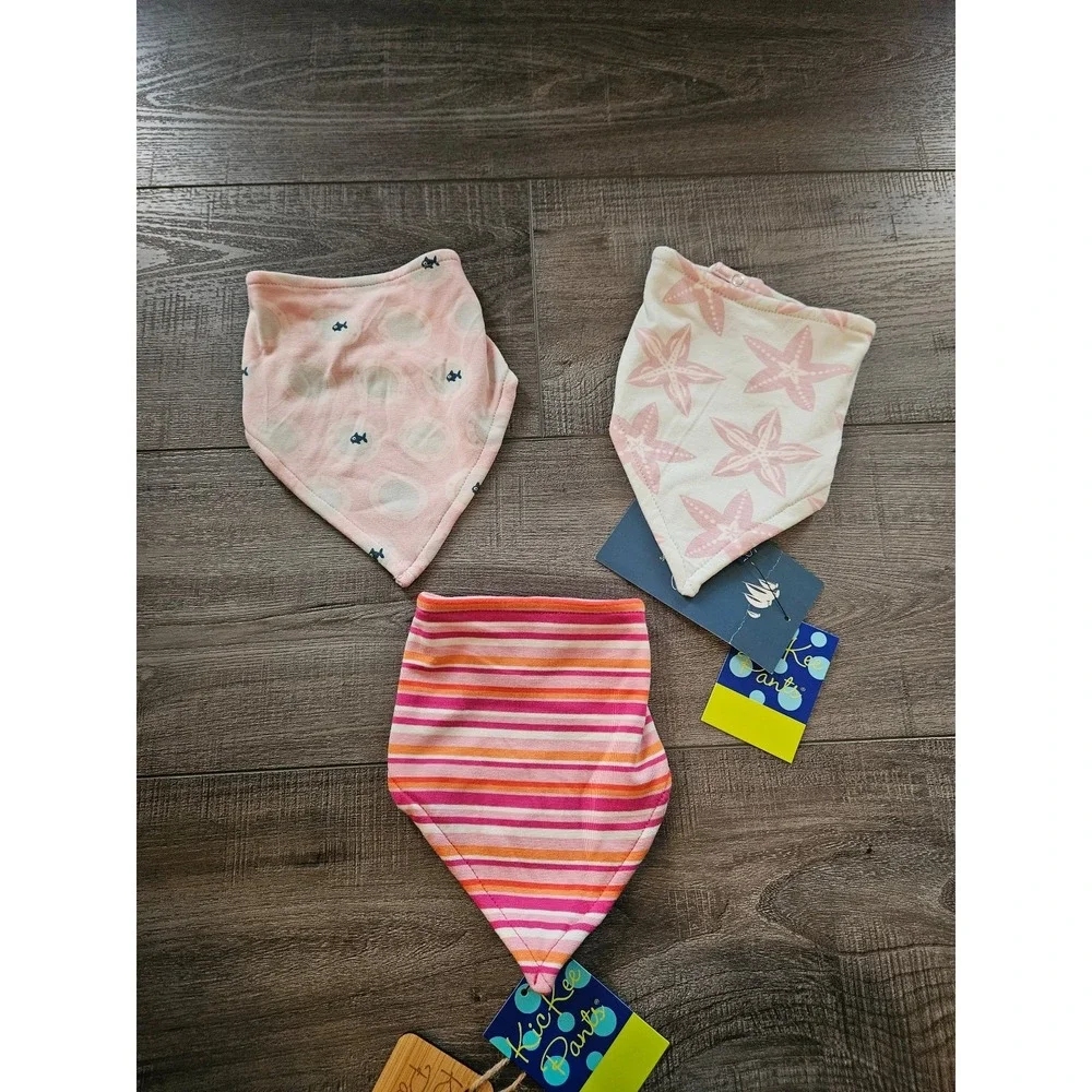 Kickee pants baby bamboo‎ bibs new